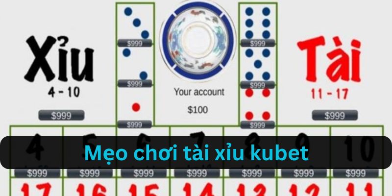 Các mẹo chơi tài xỉu hiệu quả